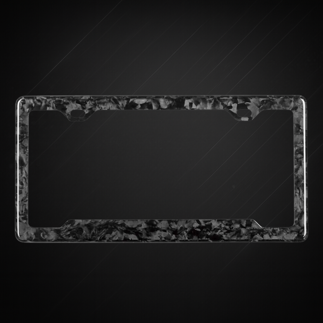 Carbon Shard Black License Plate™