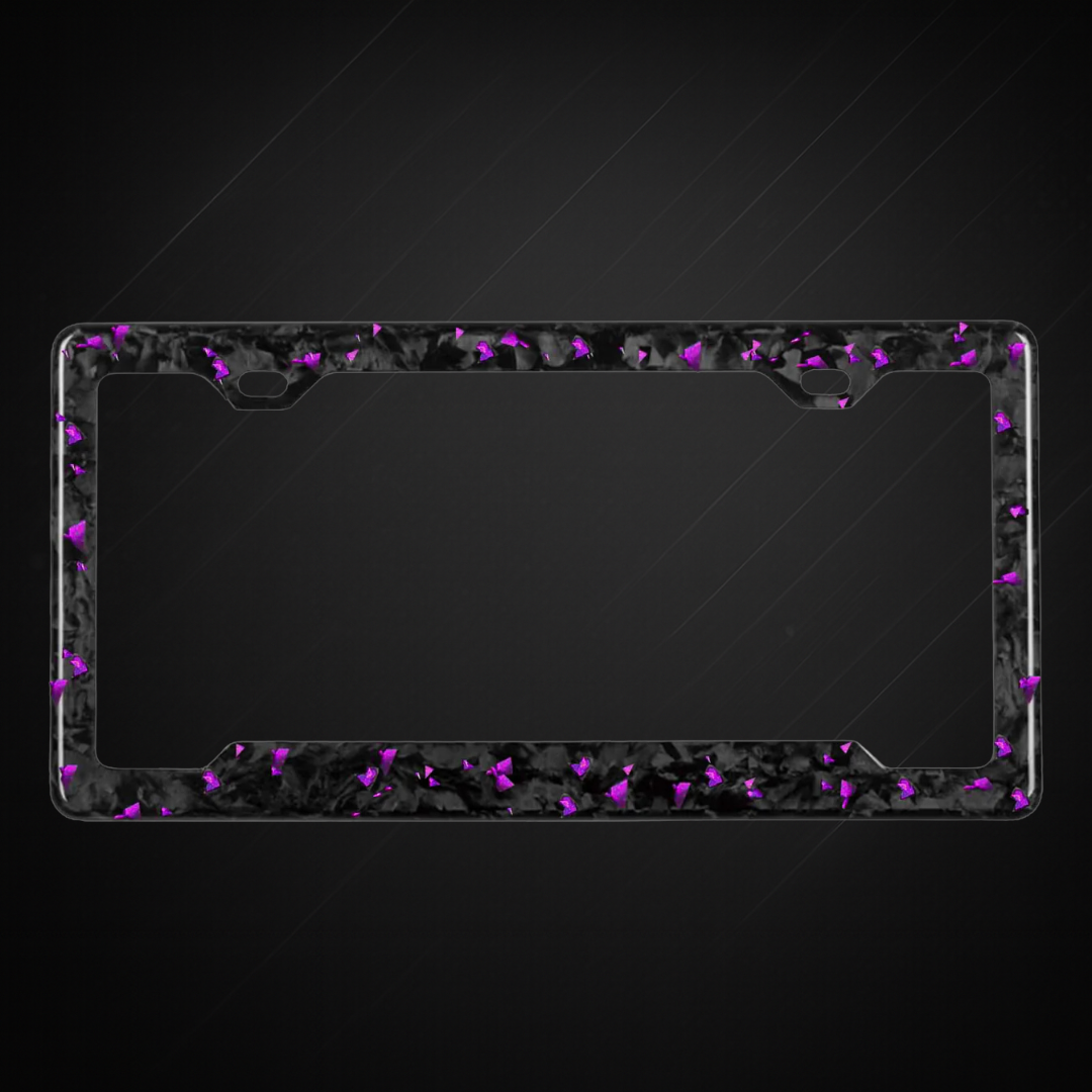 Carbon Shard Purple License Plate™